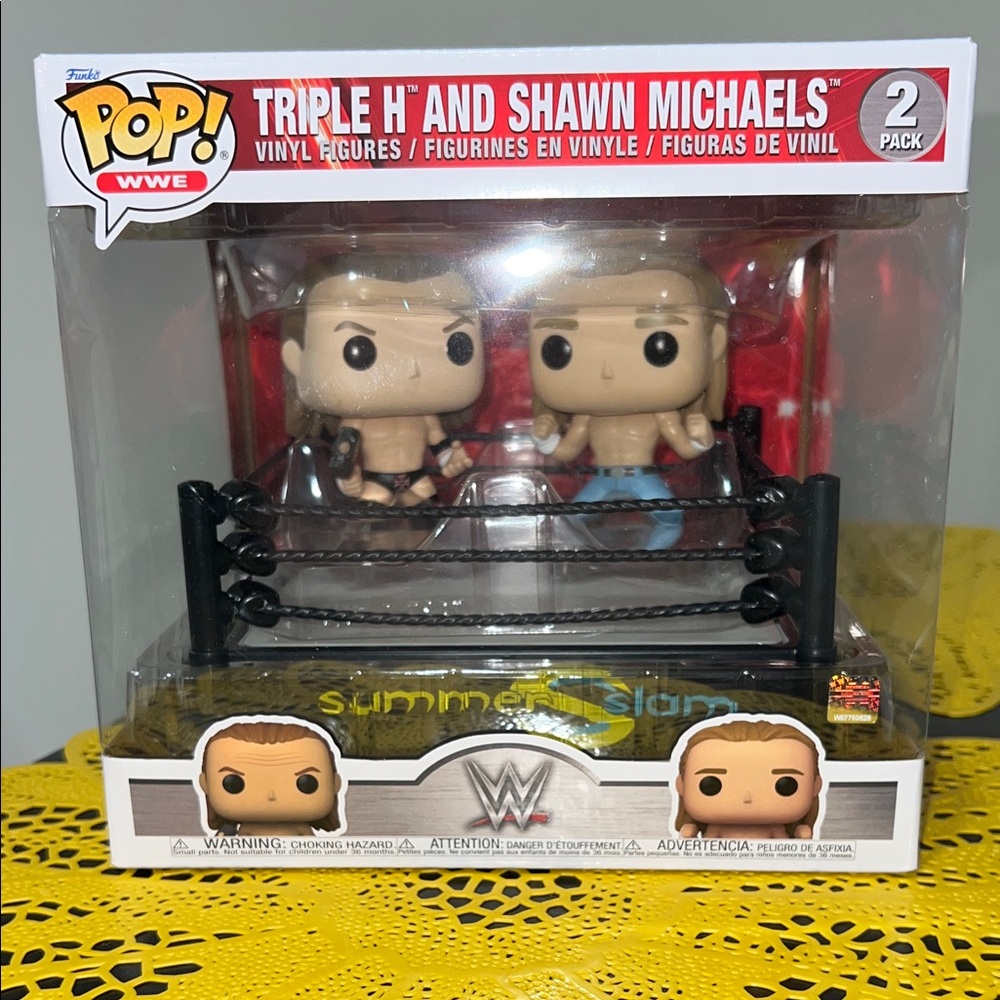 WWE Pop! Vinyl Figures with Wrestling Ring